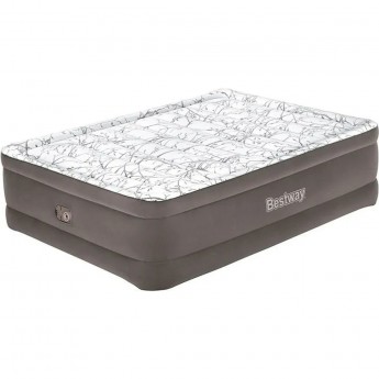 Надувная кровать 152х203х56см BESTWAY ATRITECH FASHION FLOCKUAROVER